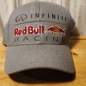 Red Bull Racing Team Light Grey Sliderback Hat - NWOT